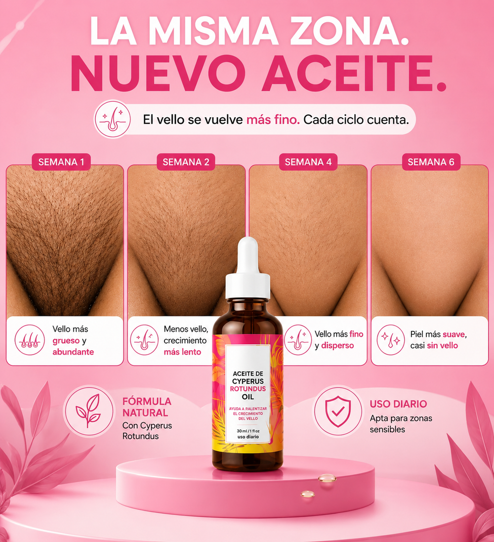 Aceite de Cyperus Rotundus — Reductor de Vello 6