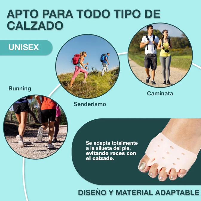 Apto para todo tipo de calzado — unisex, running, senderismo, caminata