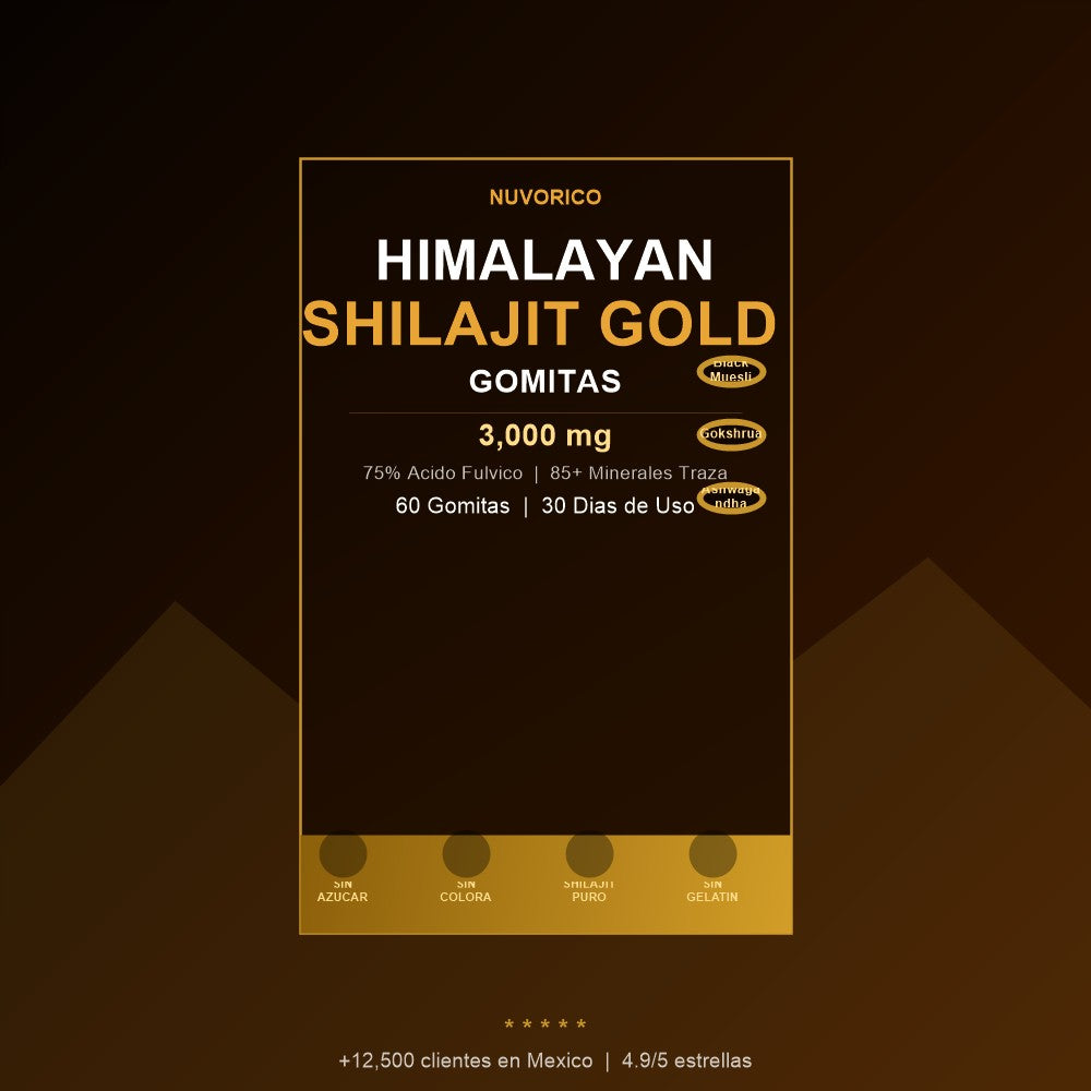 Gomitas Himalayan Shilajit Gold - Vista principal del producto