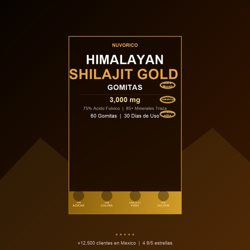 Gomitas Himalayan Shilajit Gold - Vista principal del producto
