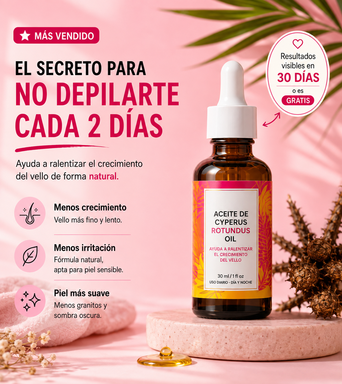 El secreto para no depilarte cada 2 días