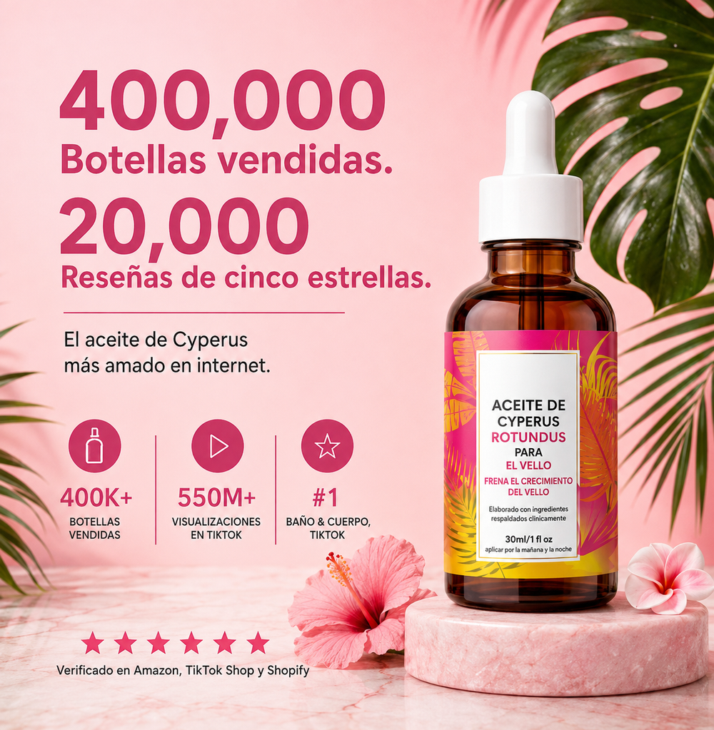 Aceite de Cyperus Rotundus — Reductor de Vello 8