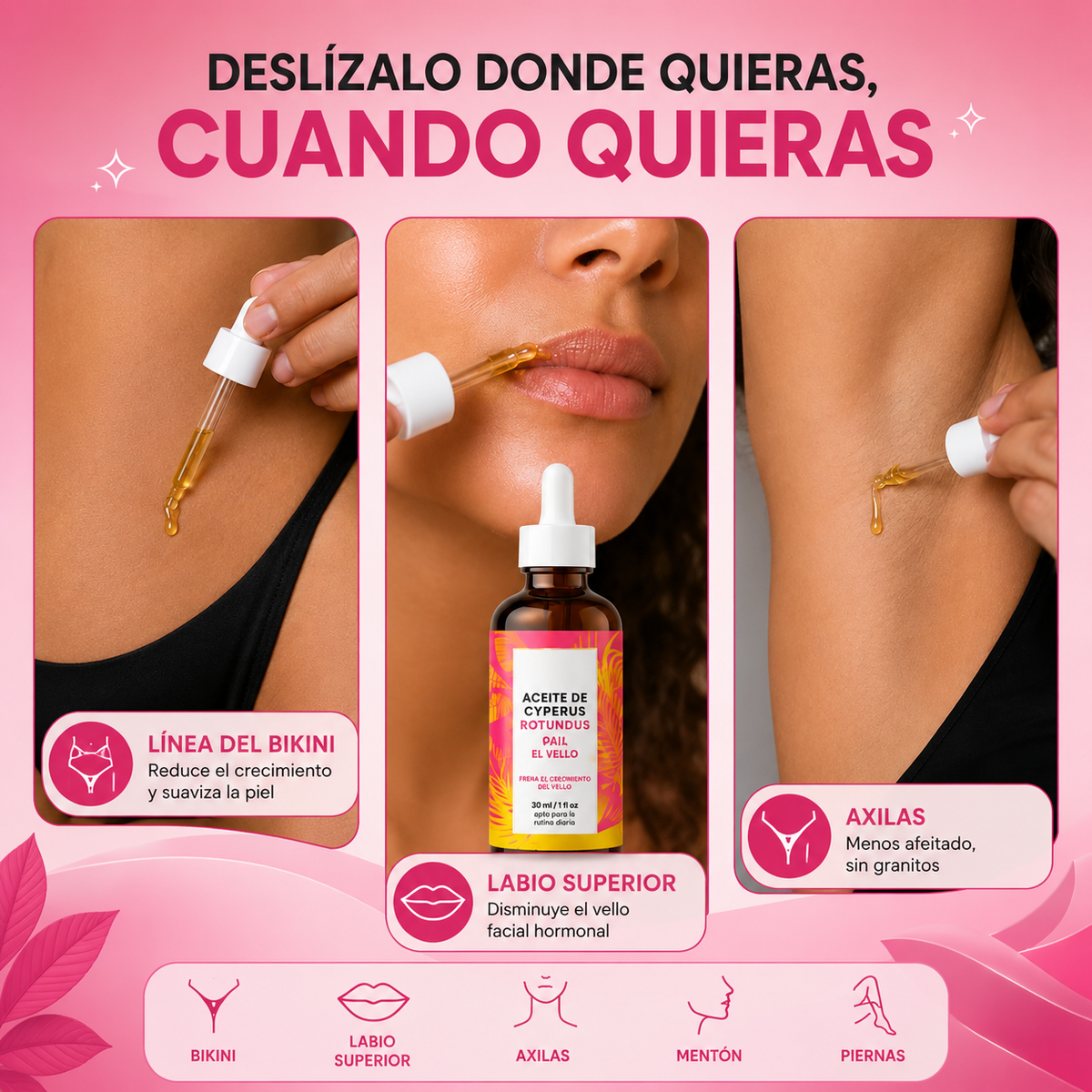 Úsalo donde quieras: bikini, labio, axilas